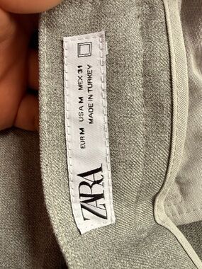 Zara Grey Tailored Pants